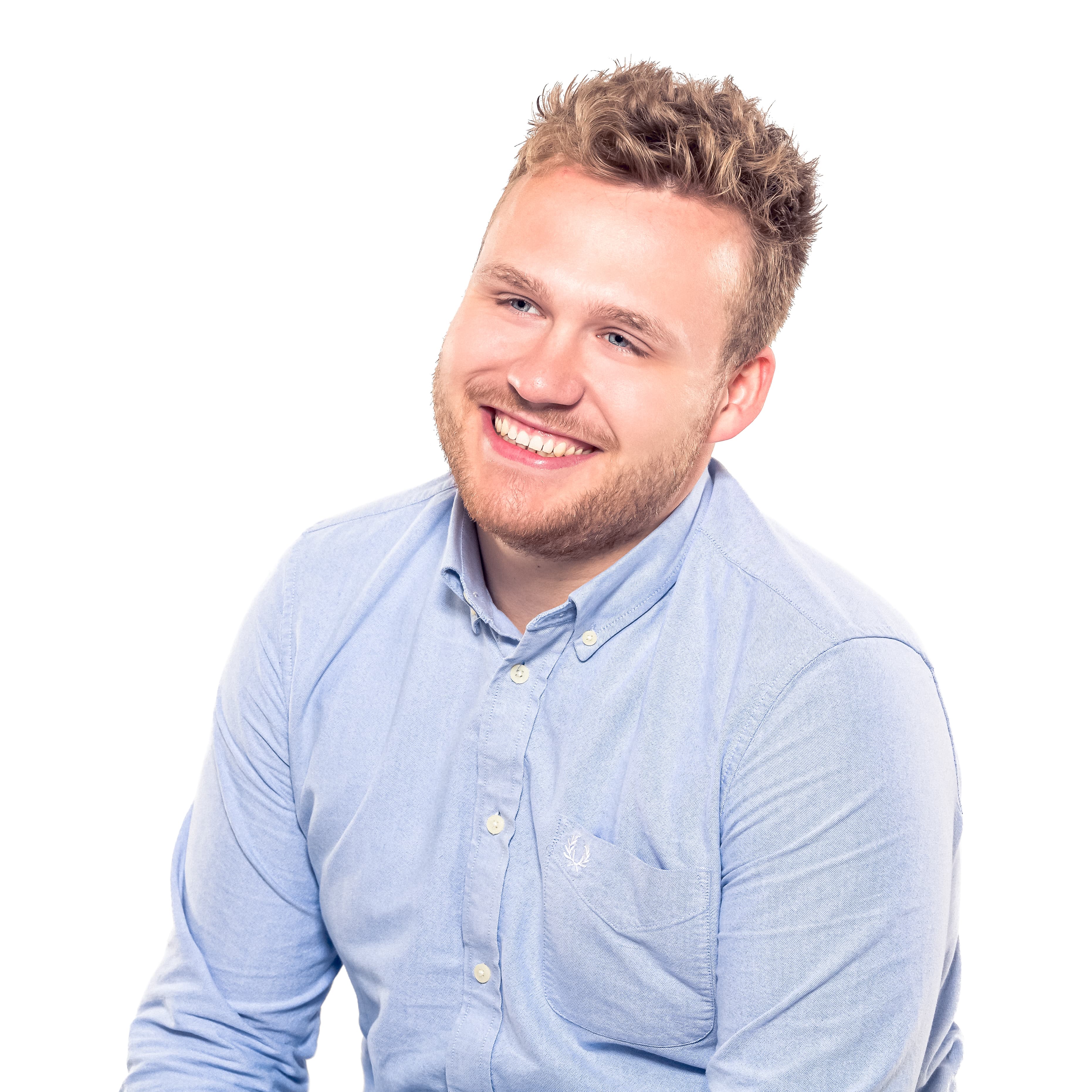 Professional headshot Edinburgh — relaxed business portrait