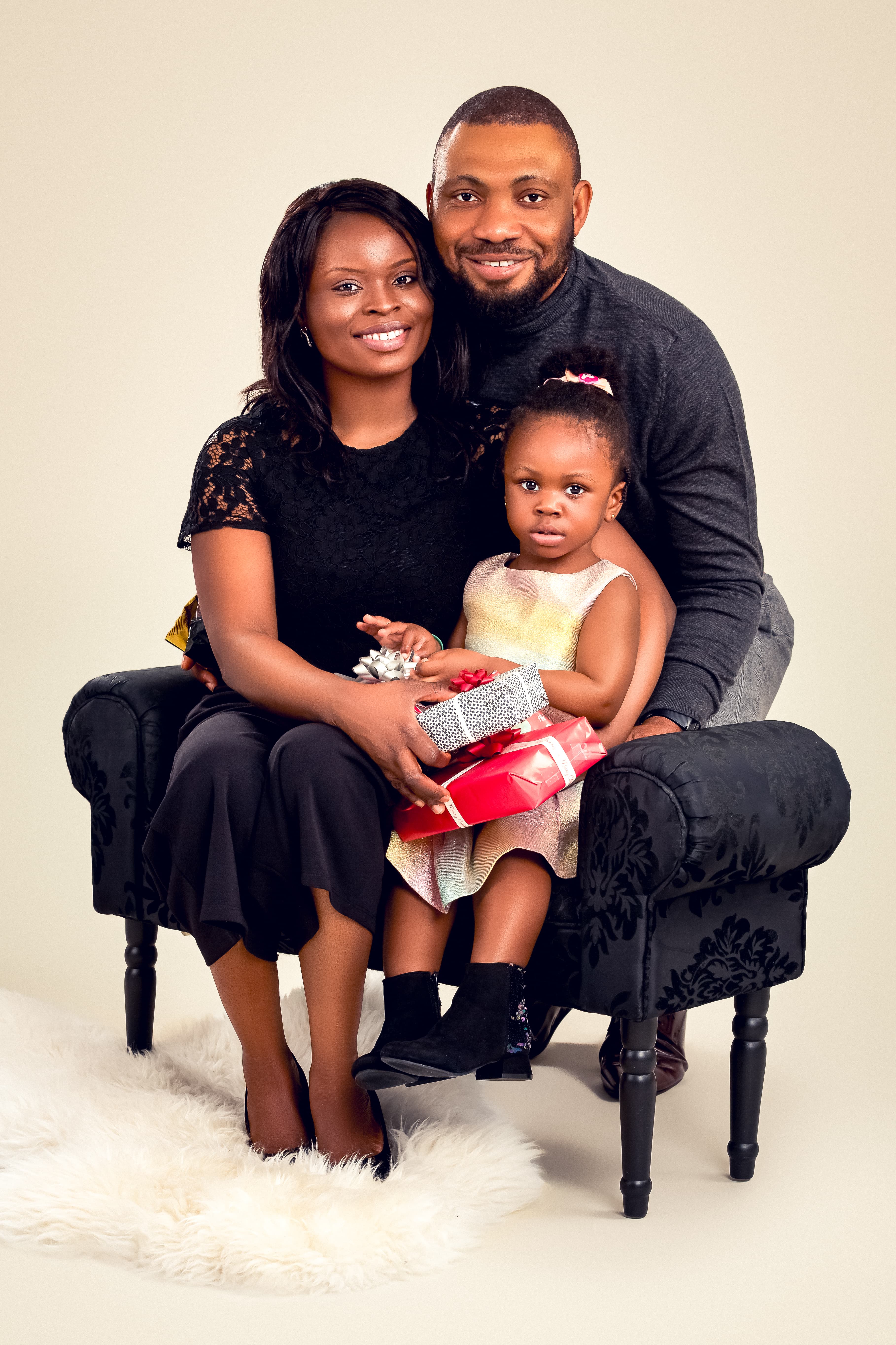 Family Christmas portrait