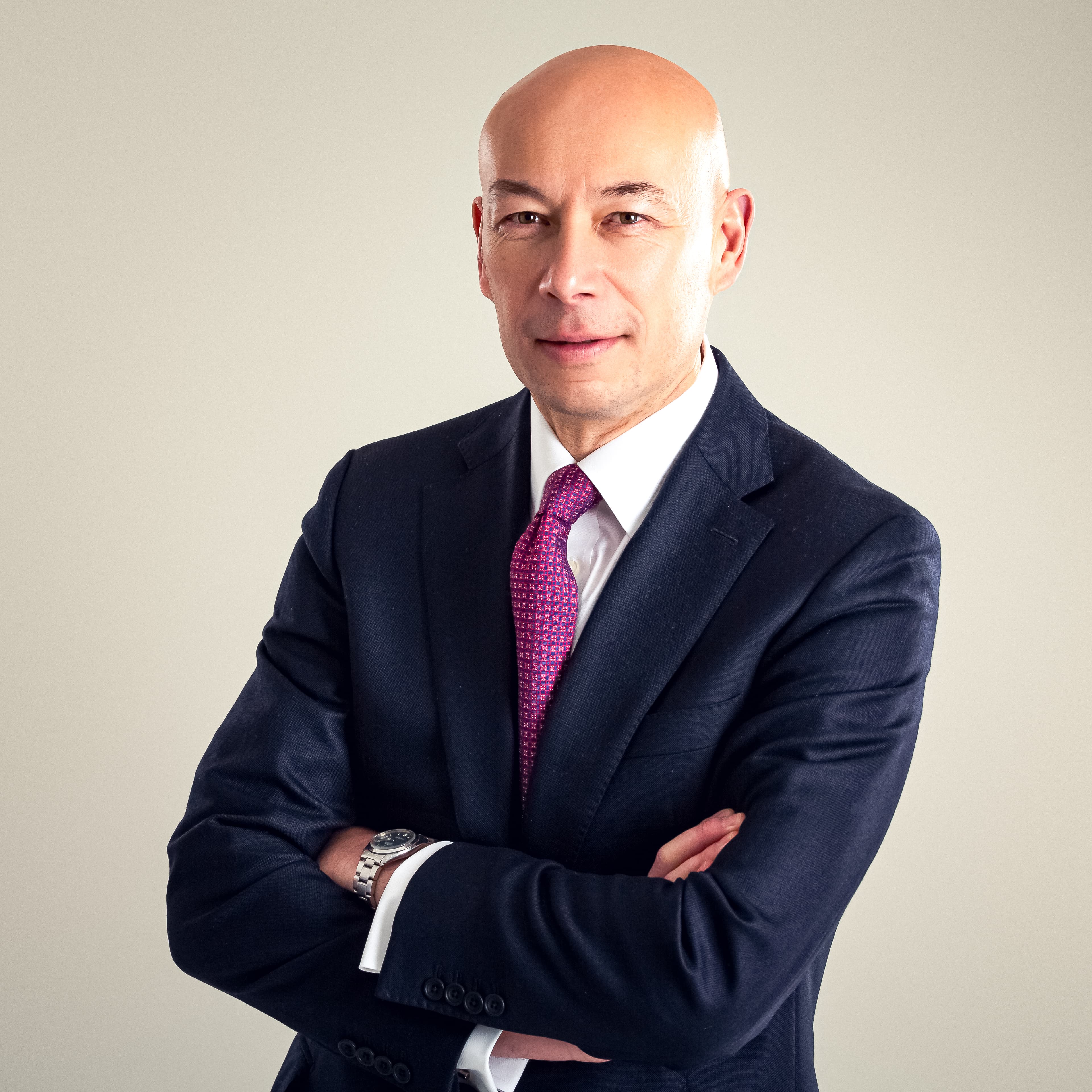 Executive portrait Edinburgh — senior professional headshot
