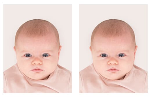 Baby passport photos Edinburgh studio
