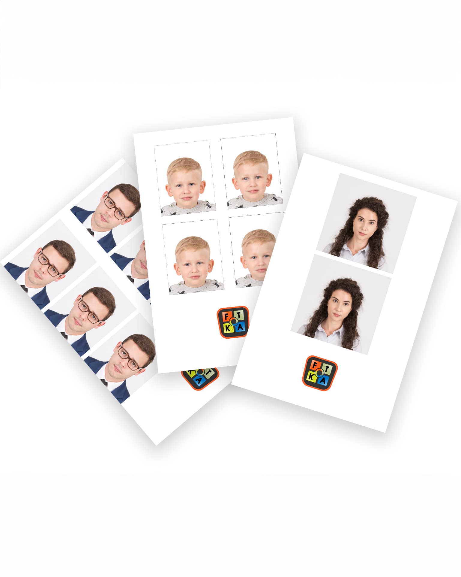 Fotkaplus passport photo sheets - professional prints